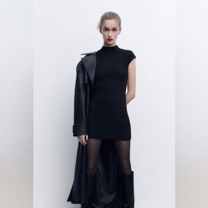Zara Knit Dress Black